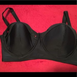 Plus size black high waist bikini